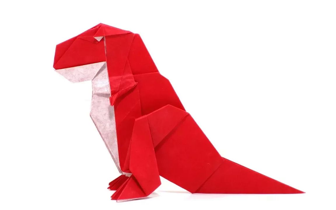 儿童折纸恐龙之霸王龙图片