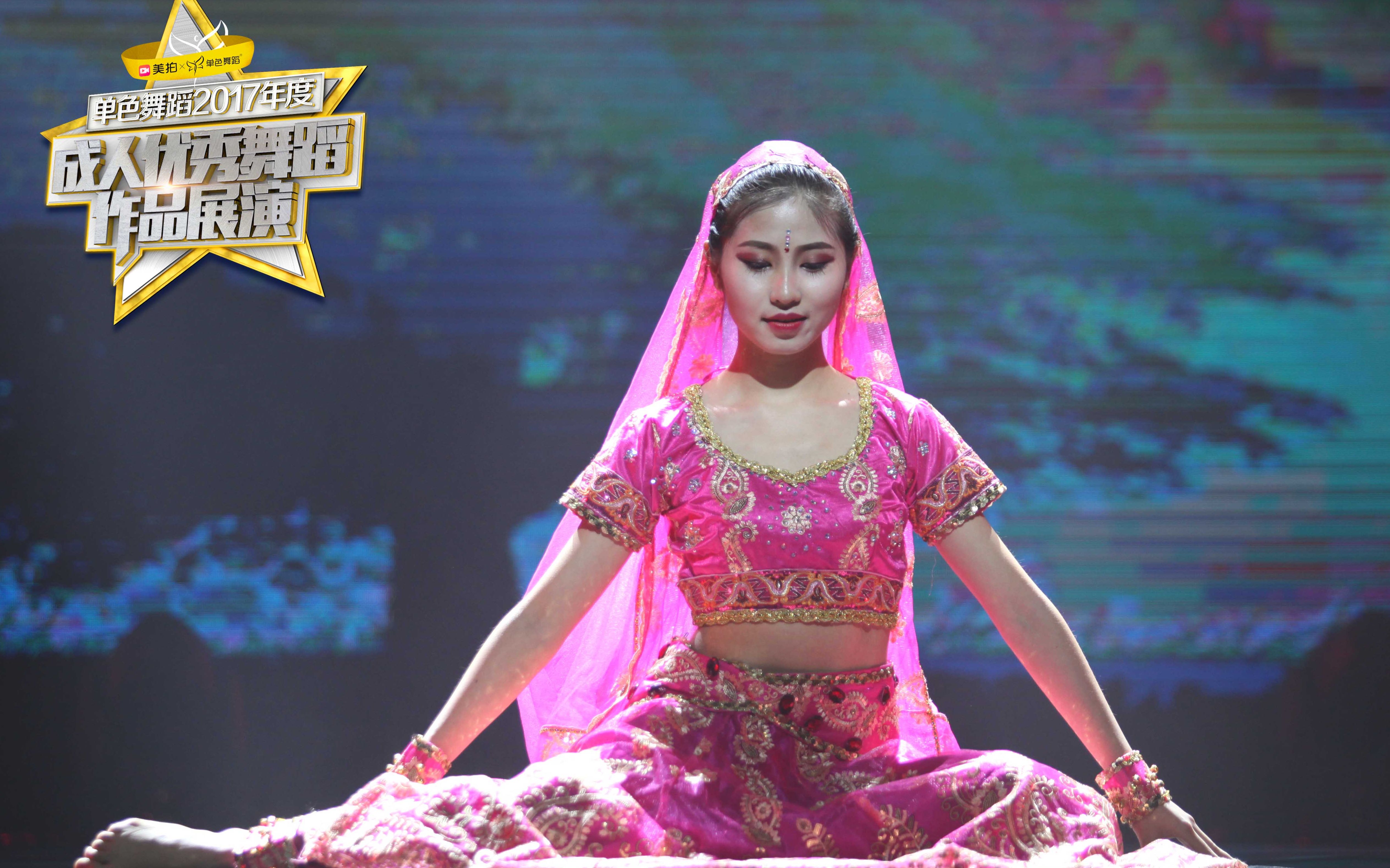 (单色舞蹈)肚皮舞《菩提树下》朱慧雯