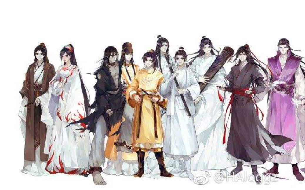 魔道祖师壁纸全家福图片