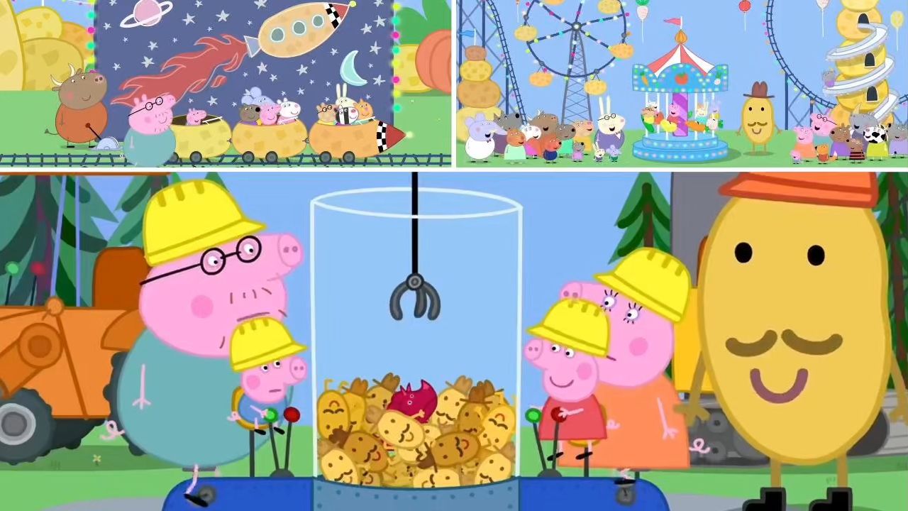 Peppa Pig小猪佩奇英文原版  土豆先生的游乐园(每日更新)哔哩哔哩bilibili