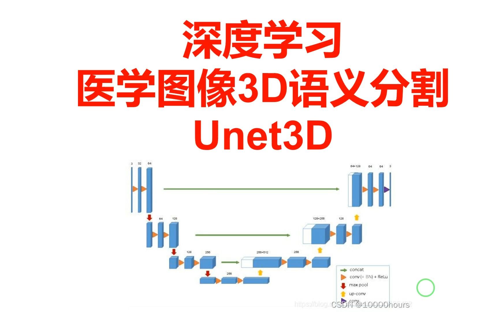 Unet3D医学图像二分类多分类3D语义分割哔哩哔哩bilibili