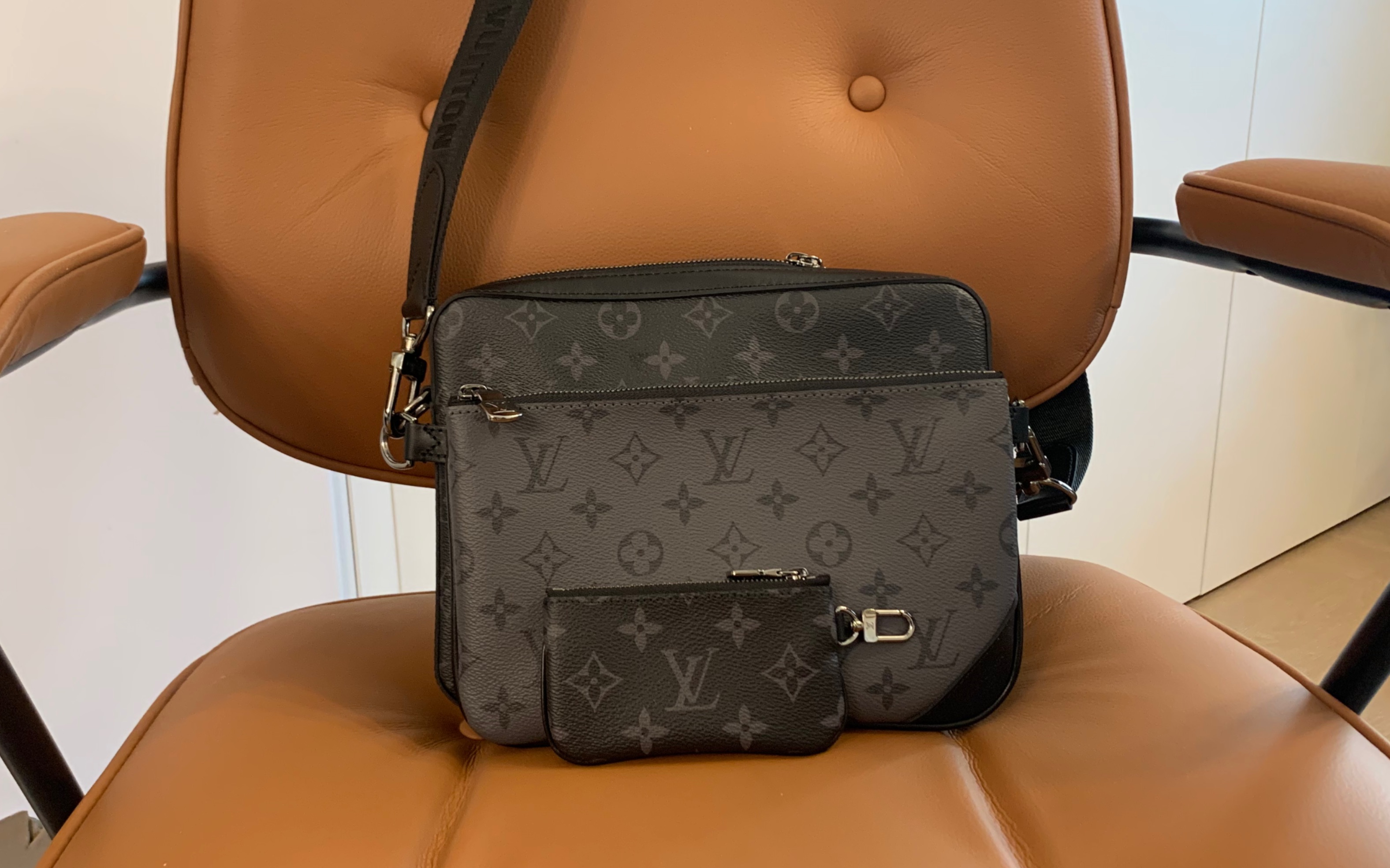 lv trio邮差包 男士三合一～沉浸式开箱