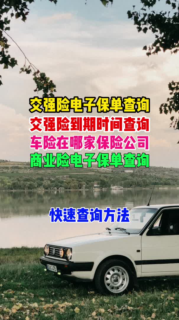 交强险电子保单在哪里查询?怎么查询商业险哔哩哔哩bilibili