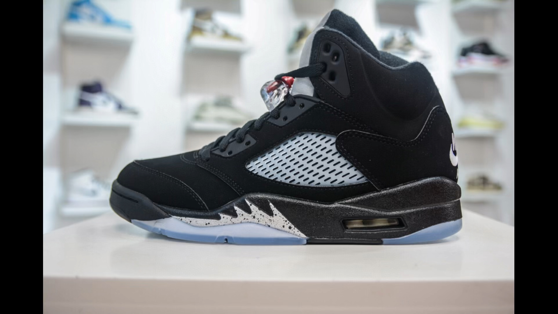 乔丹 air jordan 5 black metallic og 3m反光五代黑银篮球鞋845035
