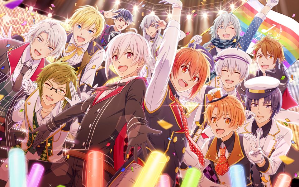 b萌idolish7应援虽然歌声无形全员向