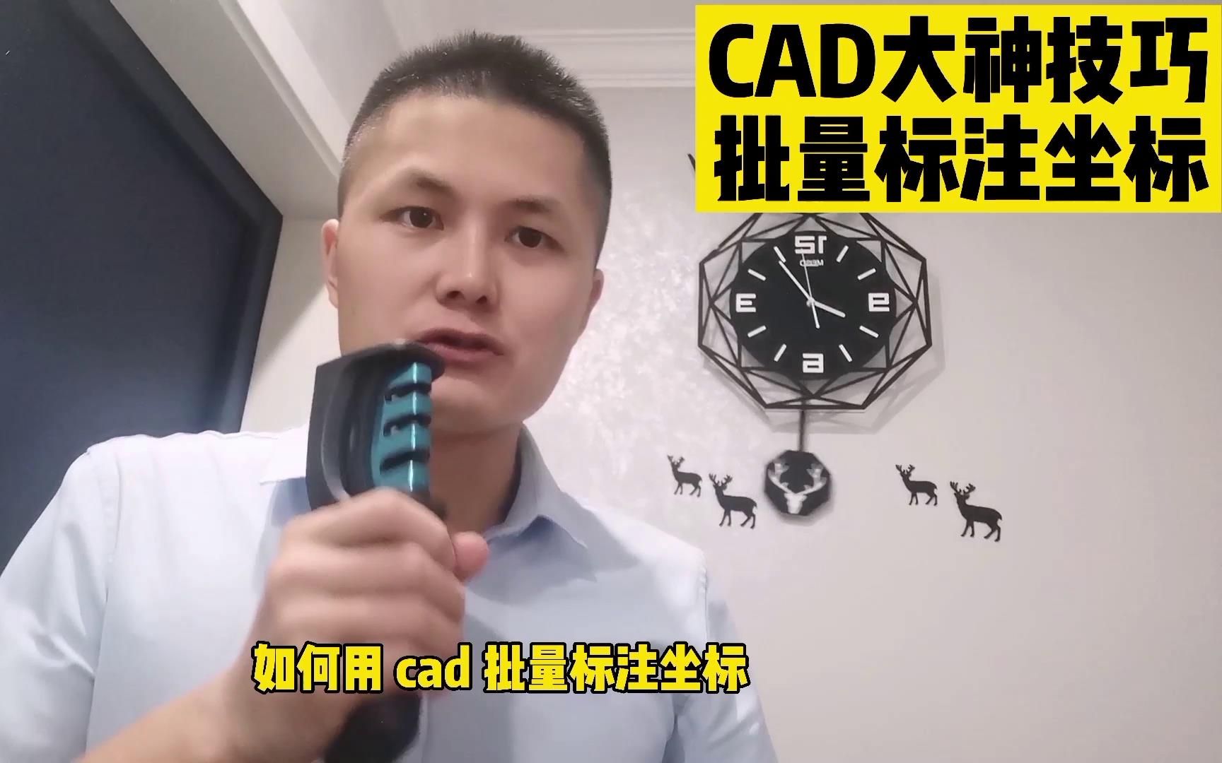 CAD图纸坐标太多,一个一个标太麻烦?教你用cad批量标注坐标技巧哔哩哔哩bilibili