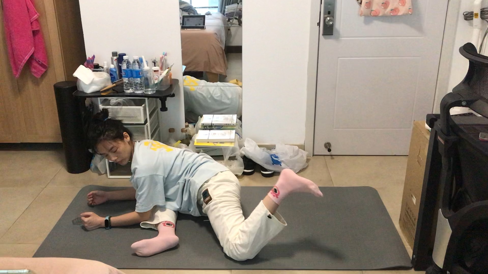 2456髋内旋膝盖内扣?