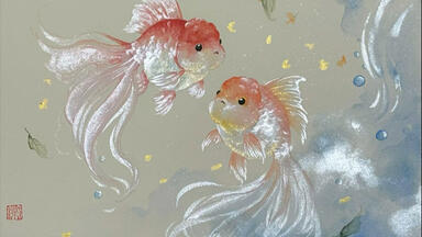 郎世宁《仙萼长春图册》花鸟名画解说清代宫廷画师高清全图名画赏析国画