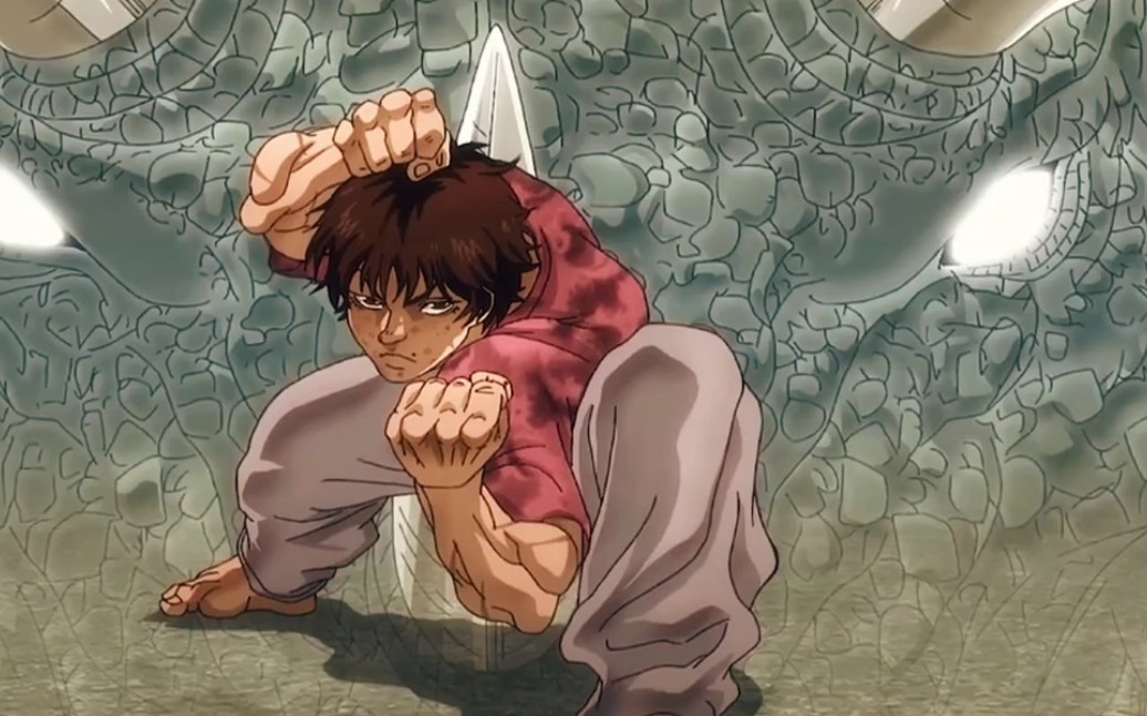 刃牙鬼脑幻化的三角龙拳竟然把勇次郎都惊呆了!