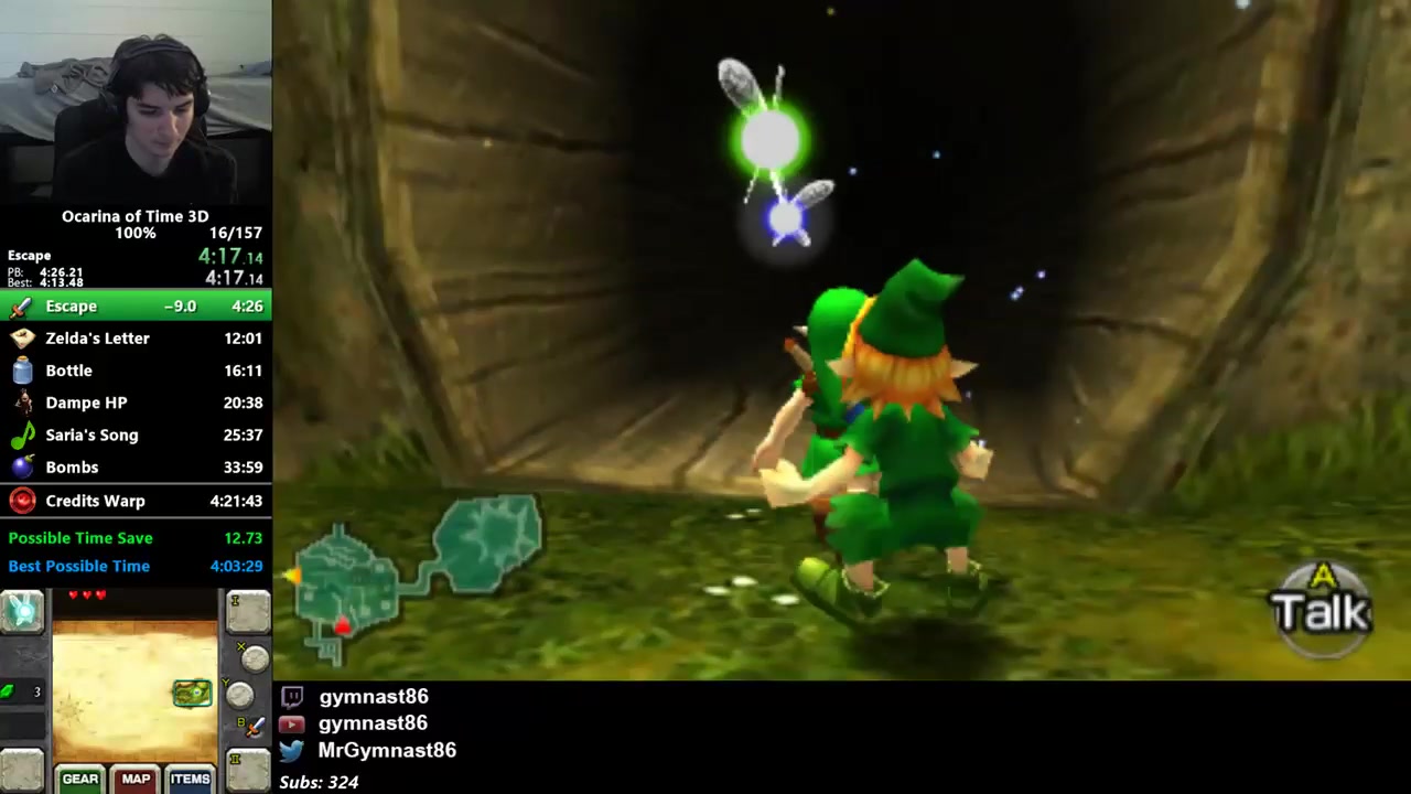 塞尔达传说: 时之笛3d[速通][100%][4小时08分58秒]