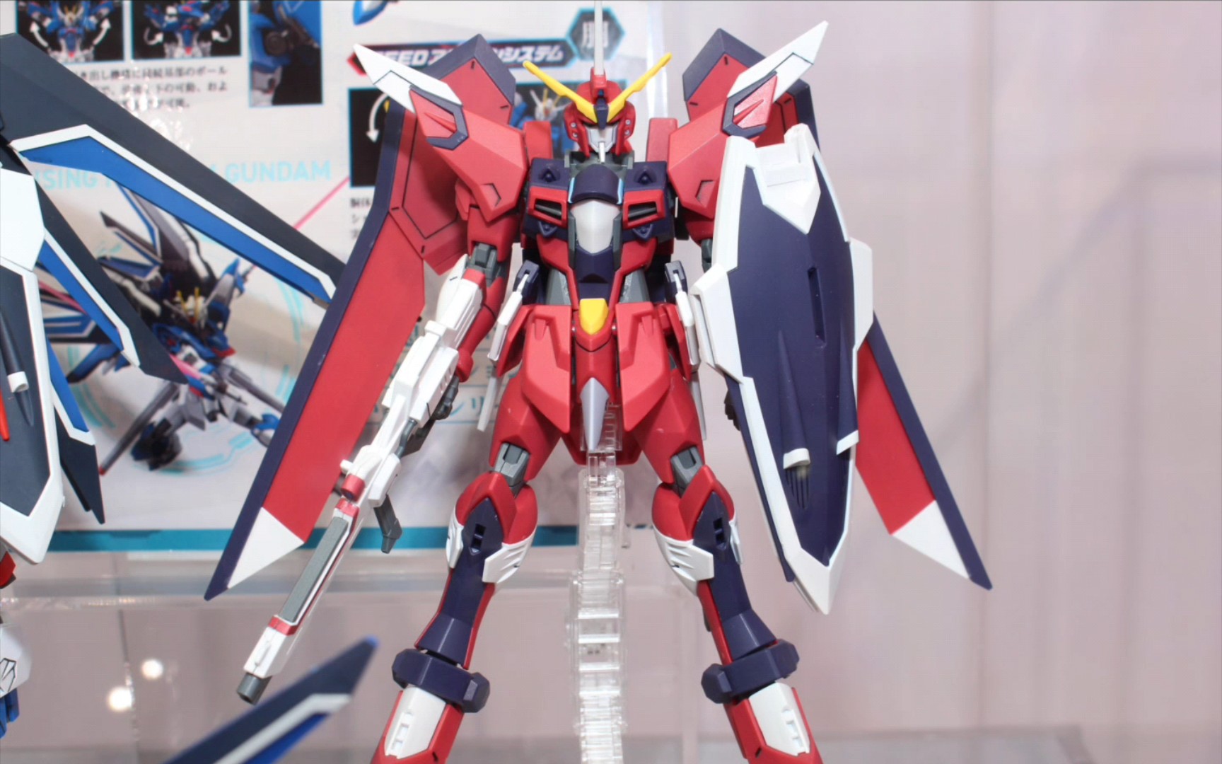 [预告片里已经炸了]万代24年1月 hg 不朽正义高达 展示实拍