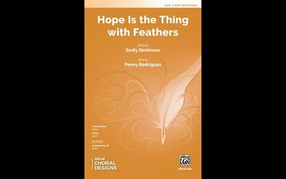 [图]【2023合唱新作】二声部《Hope Is the Thing with Feathers 希望之翊》