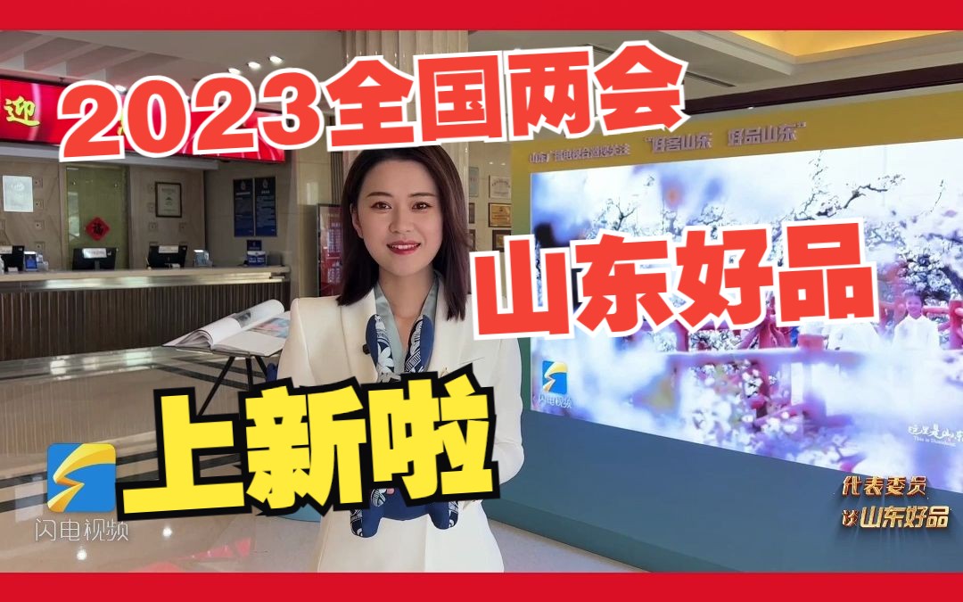 2023全国两会山东好品上新啦!这些好品助力高质量发展|“雨”你观两会哔哩哔哩bilibili