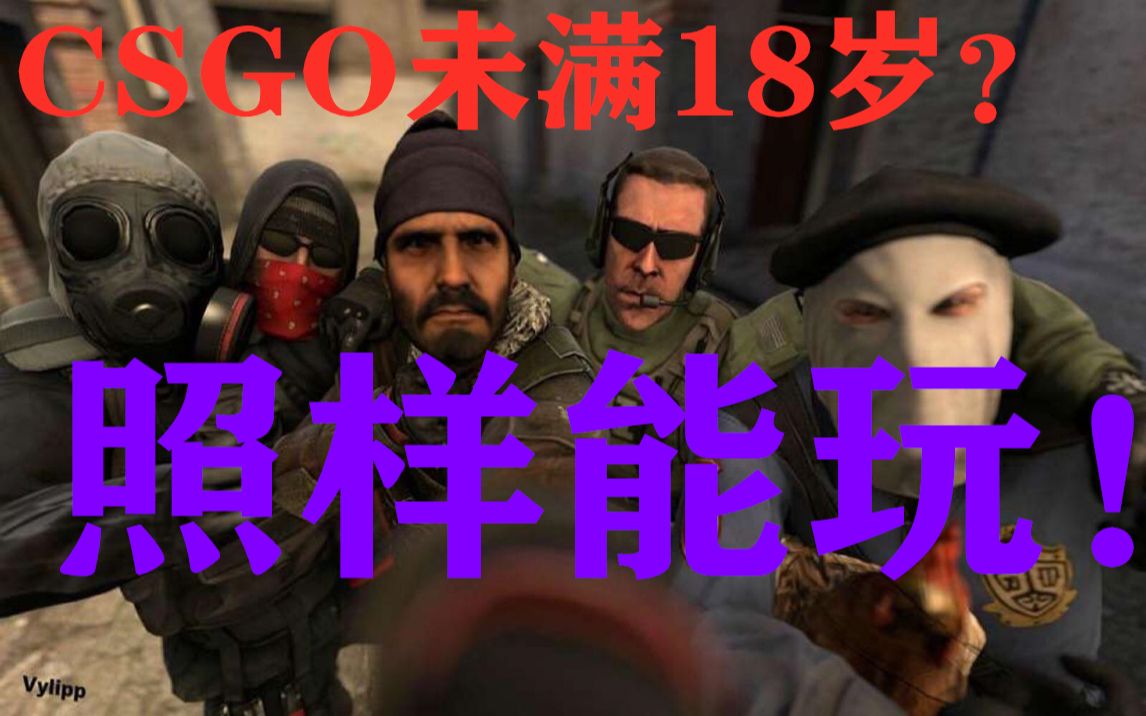 [CSGO]未满18岁的游玩方法哔哩哔哩bilibili