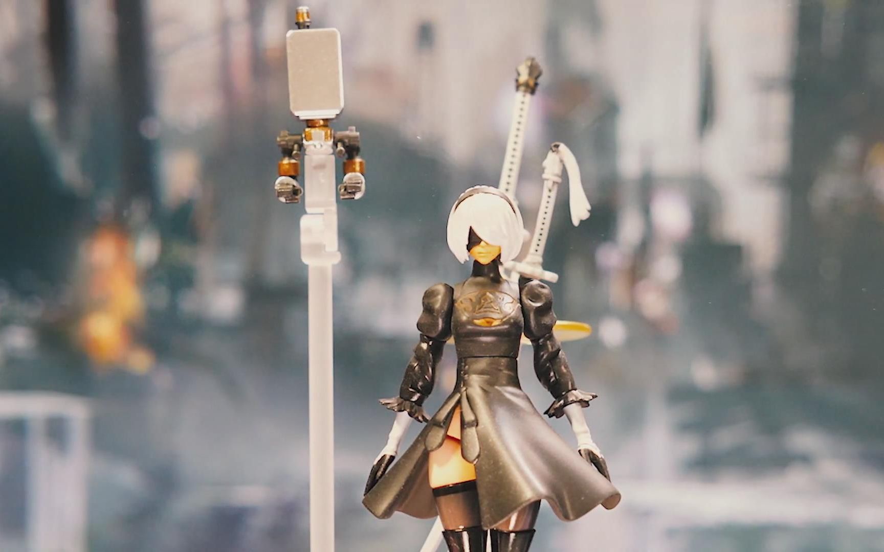 gsc《尼尔机械纪元》2b小姐姐机动飞行装备 人形涂装