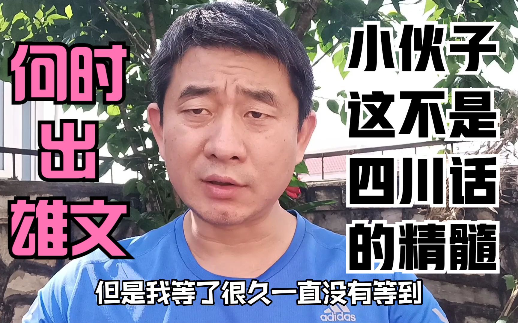 一直没有等来卢克文关于四川的雄文,他却很快学会了四川的俚语哔哩哔哩bilibili