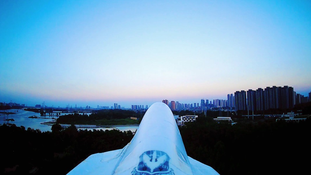 黄昏 府河郊野公园 64涵道f22fpv