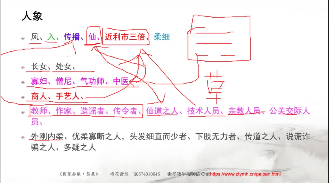 梅花易数第十六节万物类象巽卦上梅花舒淡哔哩哔哩bilibili