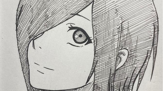 雾岛董香手绘过程