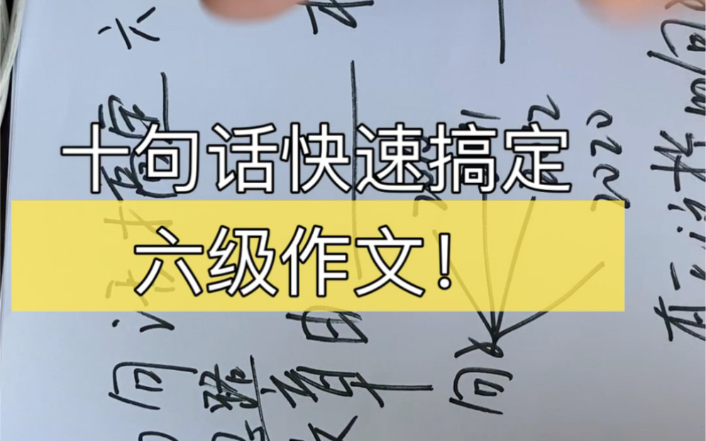 十句话快速写出六级高分作文!20216六级没你想的那么难<4>哔哩哔哩bilibili