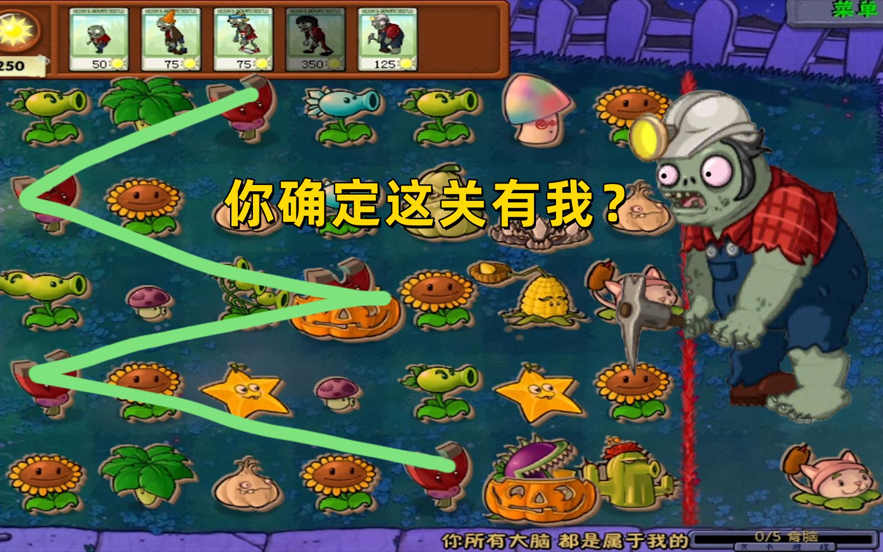 pvz自制關卡: