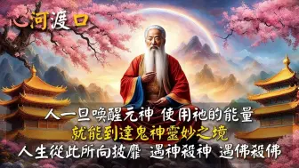 Download Video: 人一旦唤醒元神，使用了祂的能量，就能达到鬼神灵妙之境，人生从此所向披靡，遇神杀神，遇佛杀佛！  心河渡口