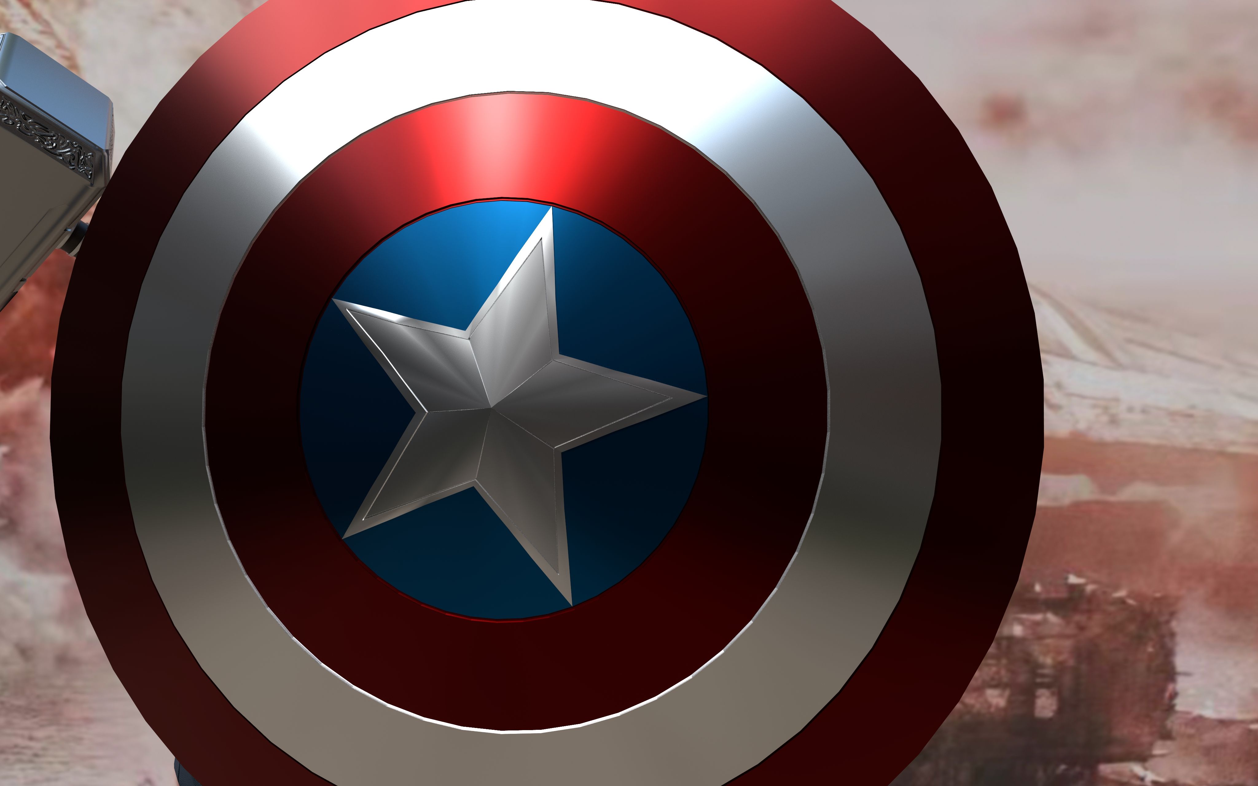 三维建模美国队长(个人作品,非商用,请勿盗用)