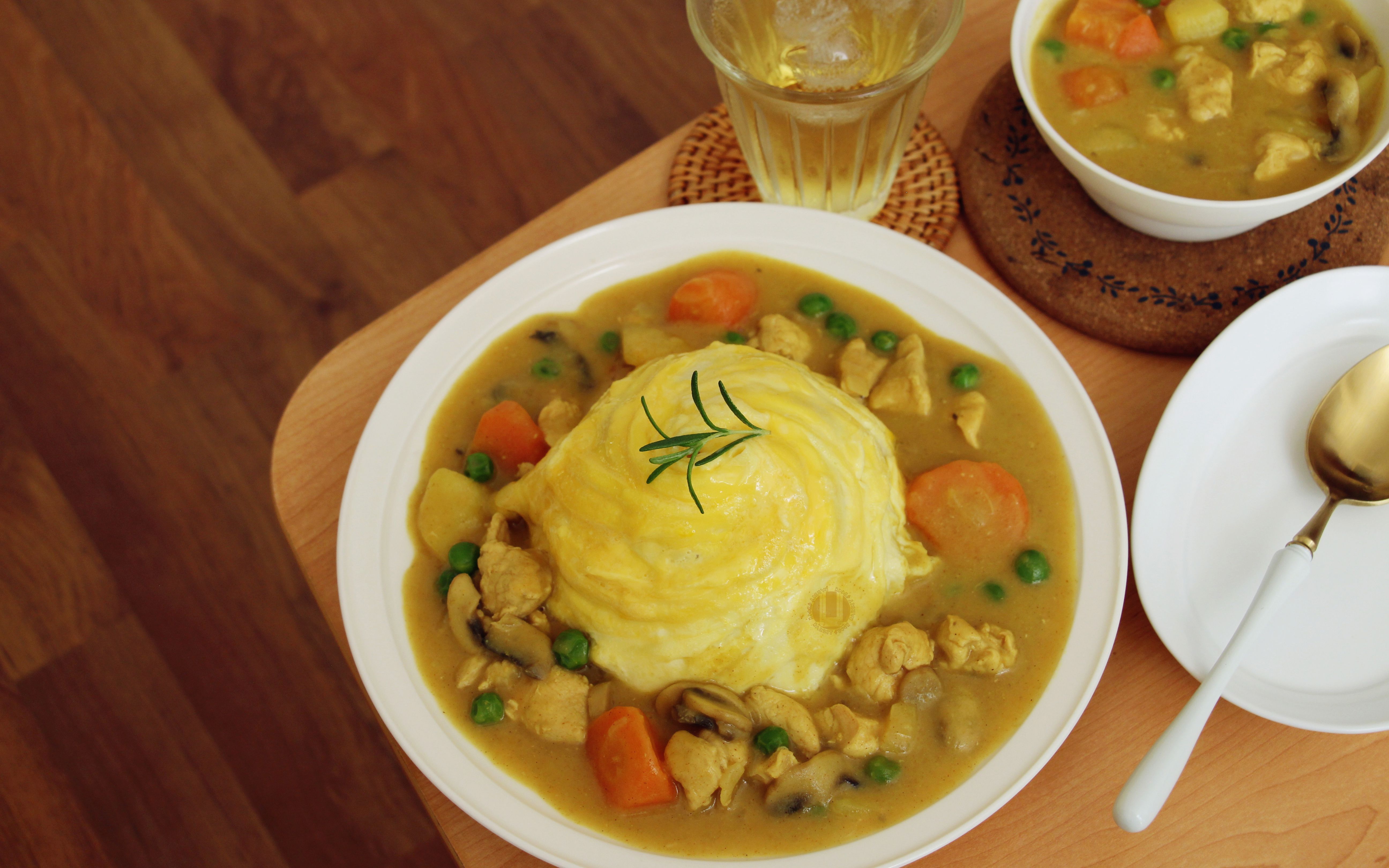 咖喱旋风蛋包饭(宽油宽蛋警告!)_哔哩哔哩 (゜-゜)つロ 干杯~-bilibil