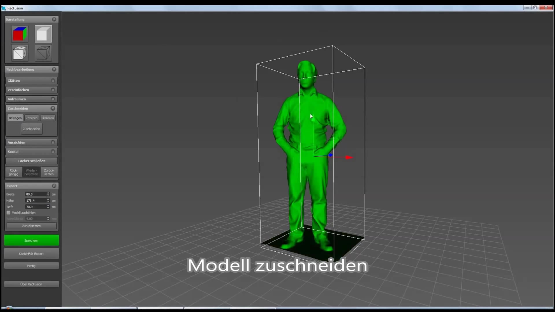 recfusion 3d扫描建模 full-body scan
