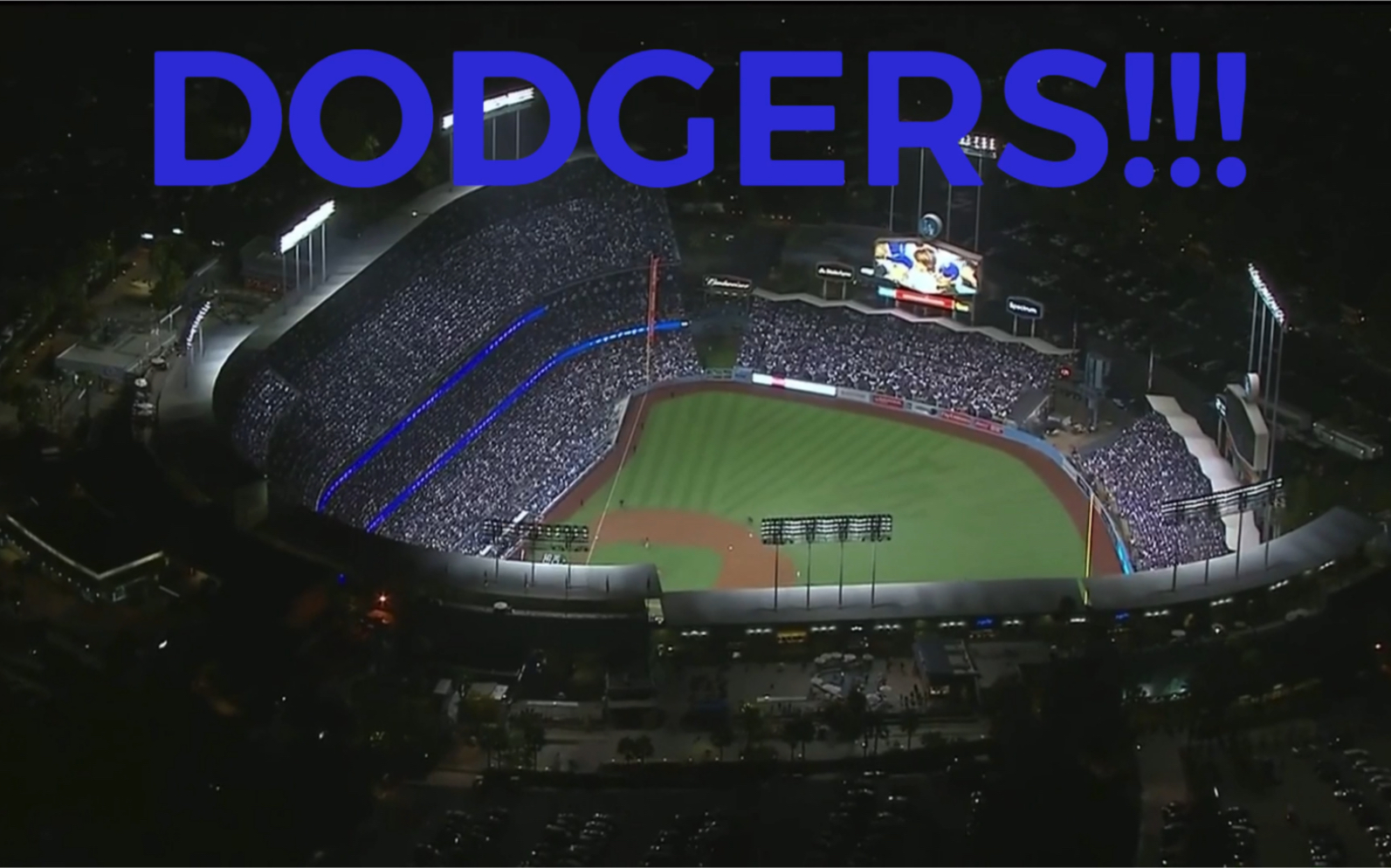 [图]棒球歌谣《Take me out to the ball game》道奇现场版 live at Dodger Stadium