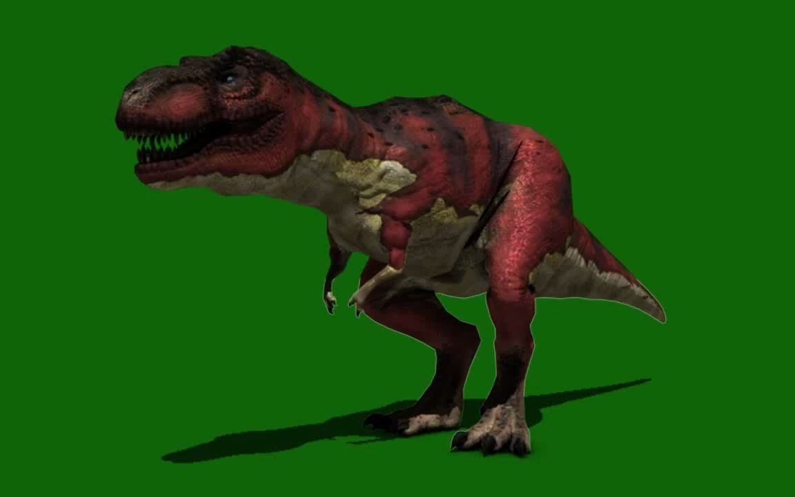 绿幕侏罗纪恐龙