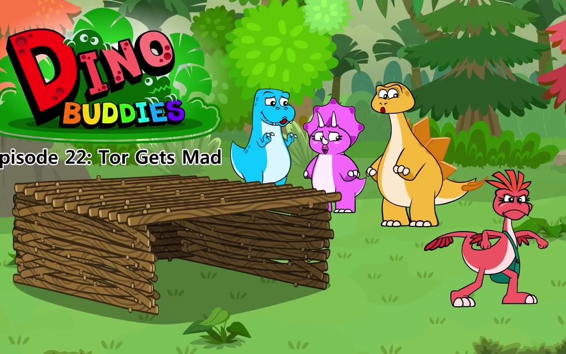 [图]英语分级读物-Dino Buddies 22_Tor Gets Mad