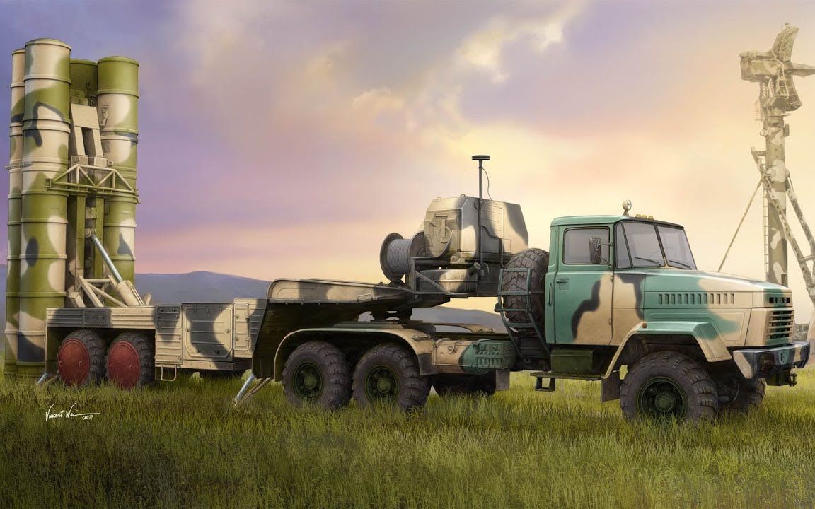 nigels 制作评测 hobby boss 35比例 俄国kraz 260b牵引5p85te 发射