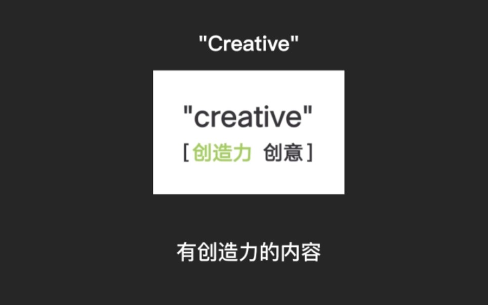 一分速知: 只为理解,creative 创造!哔哩哔哩bilibili