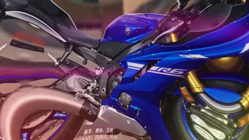 机车手达闻西闻西改装小蓝改装后的坐姿实在是太战斗了