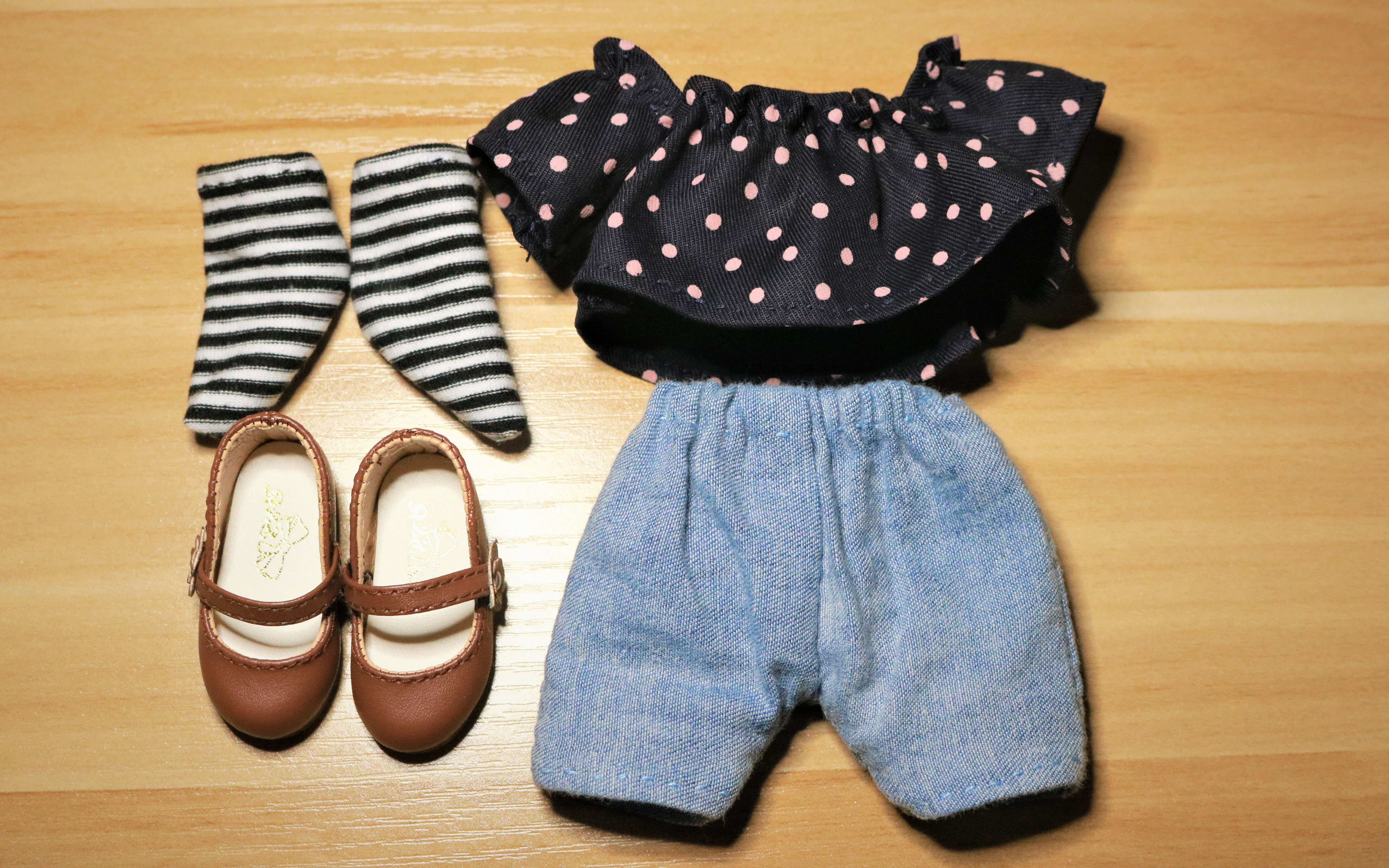 手工过程记录bjd娃娃跟我一起做娃娃小衣服bjd娃娃