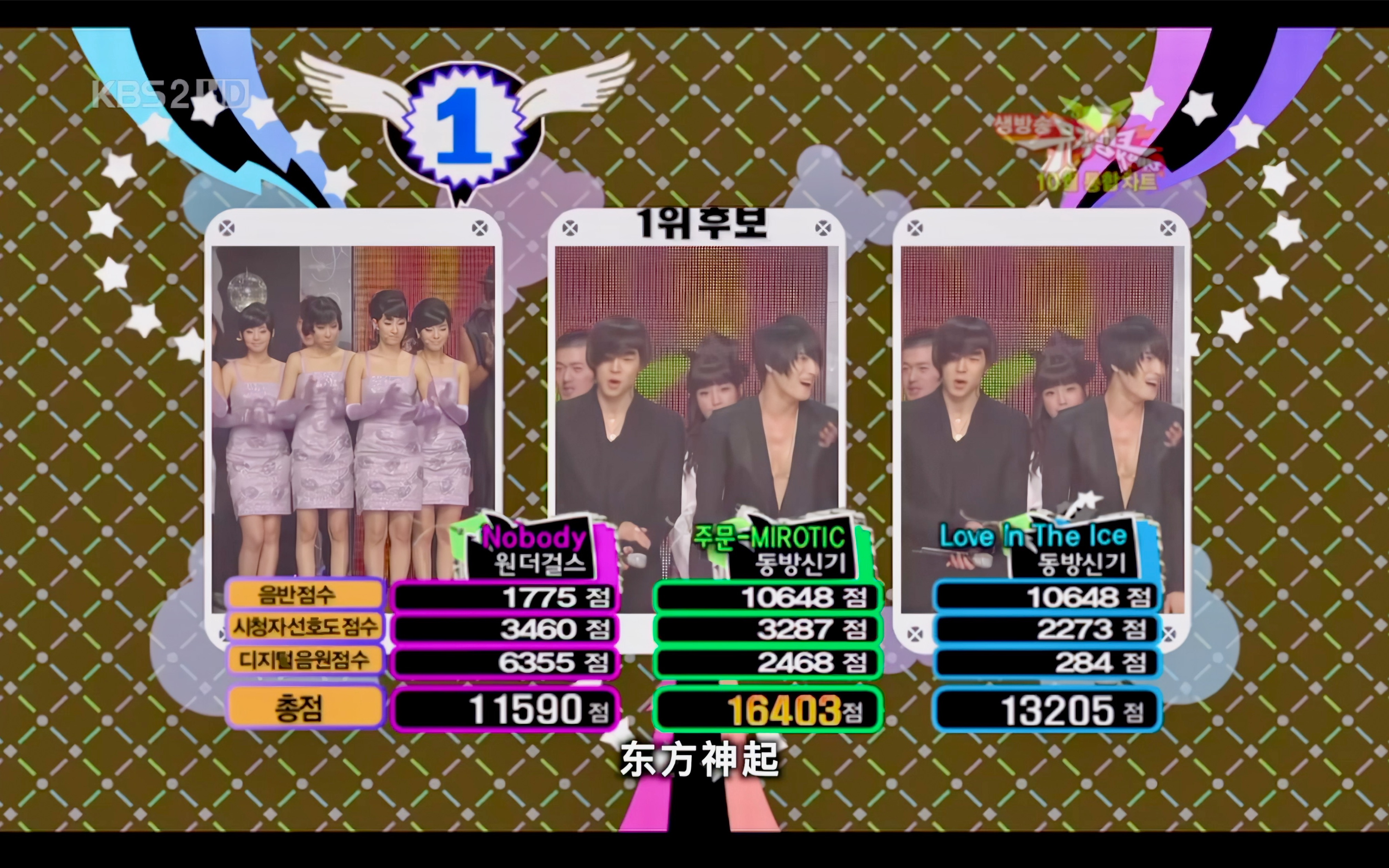 [图]东方神起【4K修复】咒文最为风光的一位！Nobody < Love In The lce < Mirotic