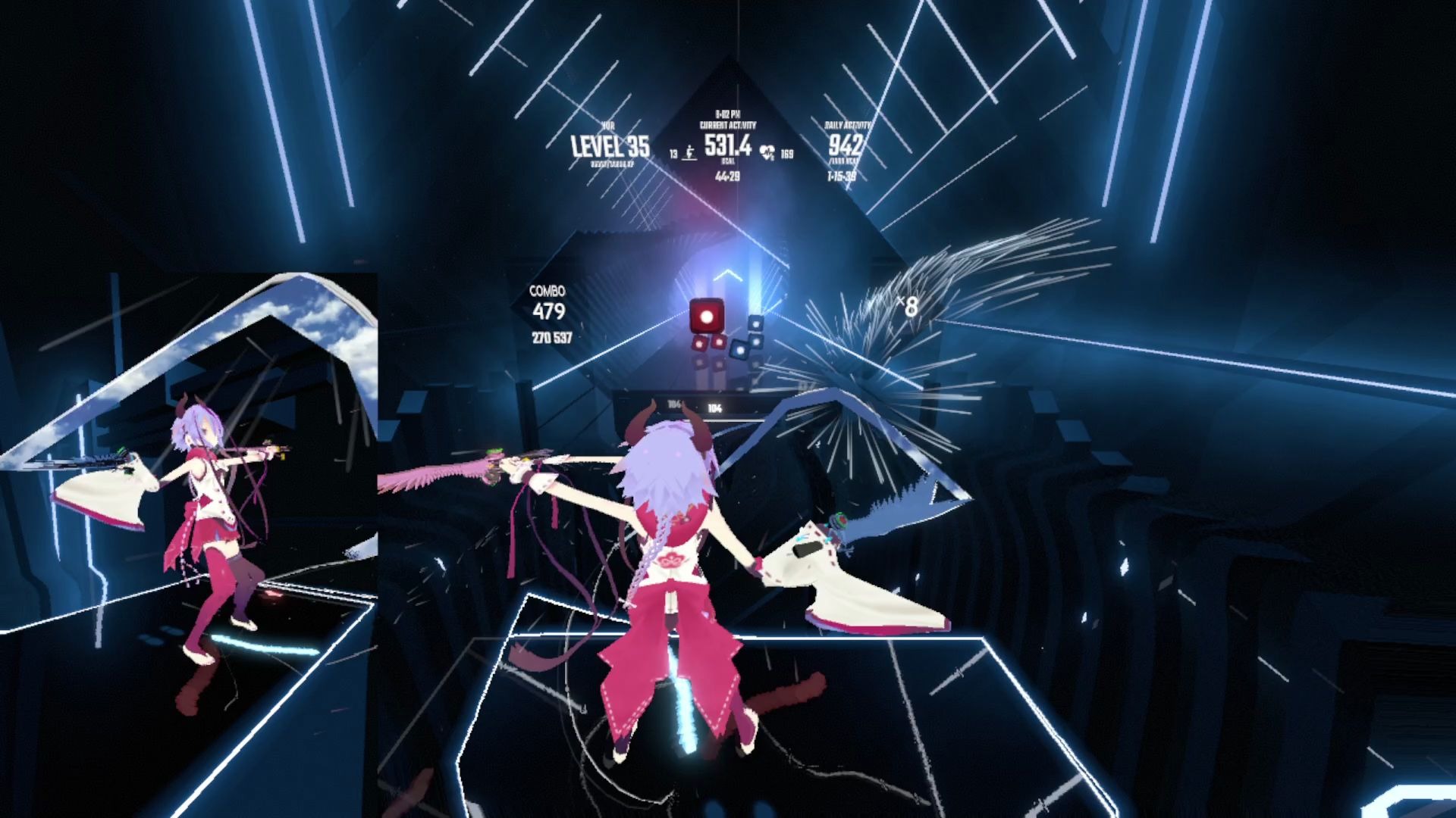 raise your flag--高达:铁血孤儿 op--节奏光剑 反手握法 第三人称