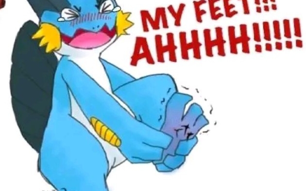 我的脚底板呜呜呜疼呜呜呜痛痛痛!被扎脚底板的宝可梦