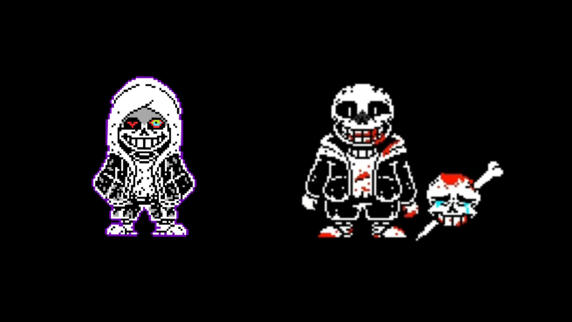 融合怪vs精神错乱sans