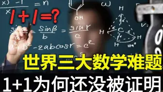 世界三大数学难题之一，1+1到底有多难？为何还没有被证明？