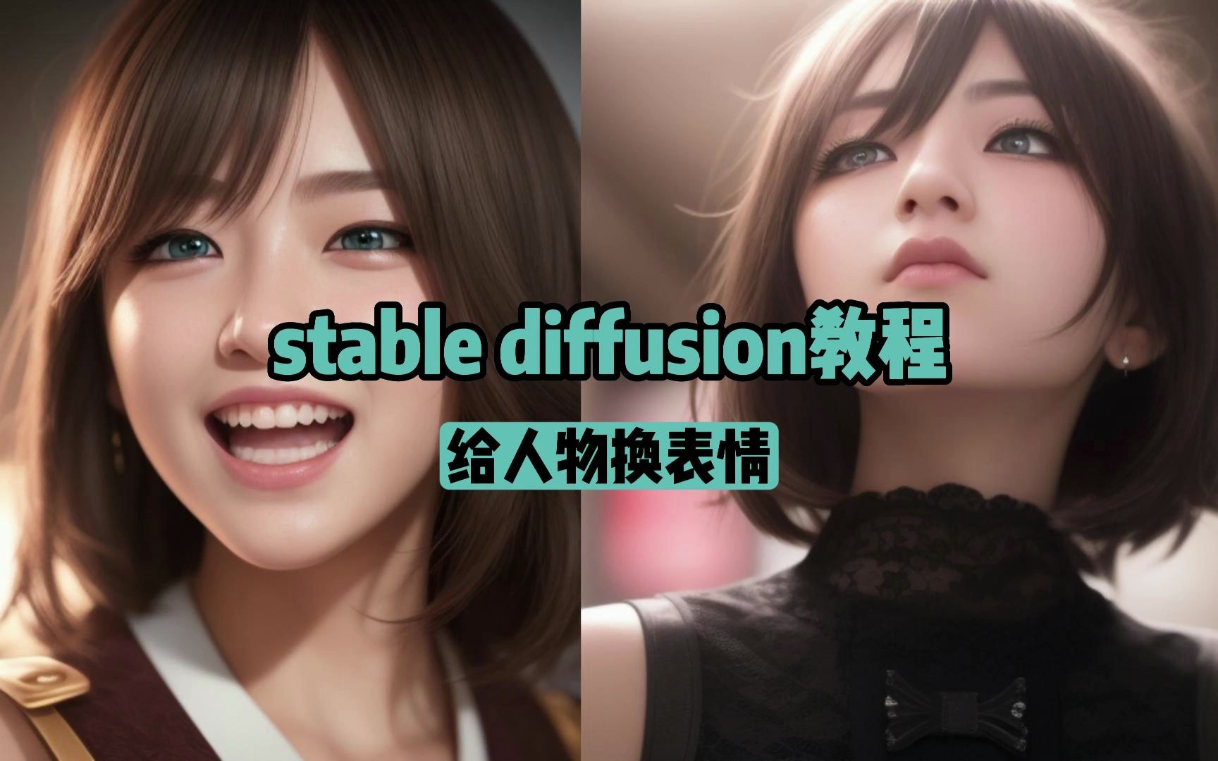 【stable diffusion】教程之给人物换表情哔哩哔哩bilibili