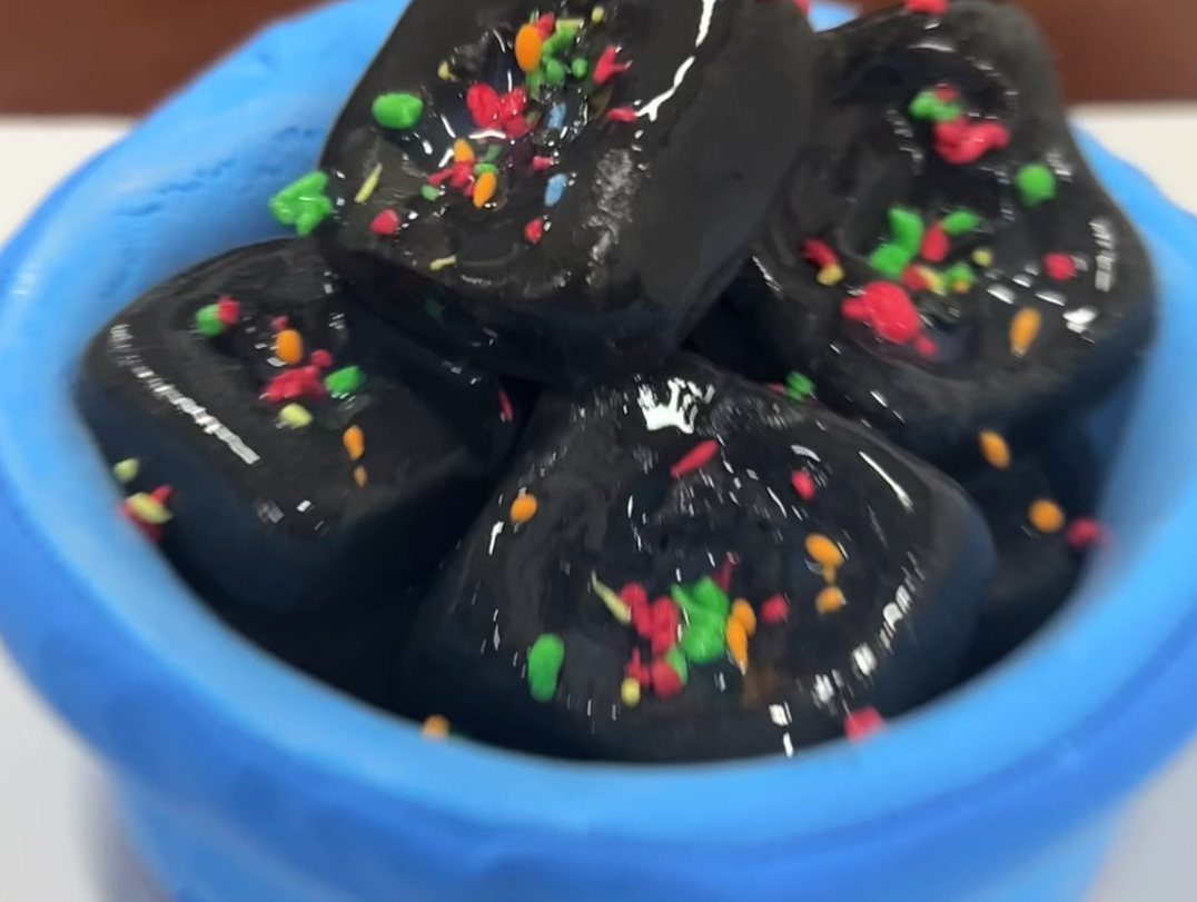 自制的粘土臭豆腐