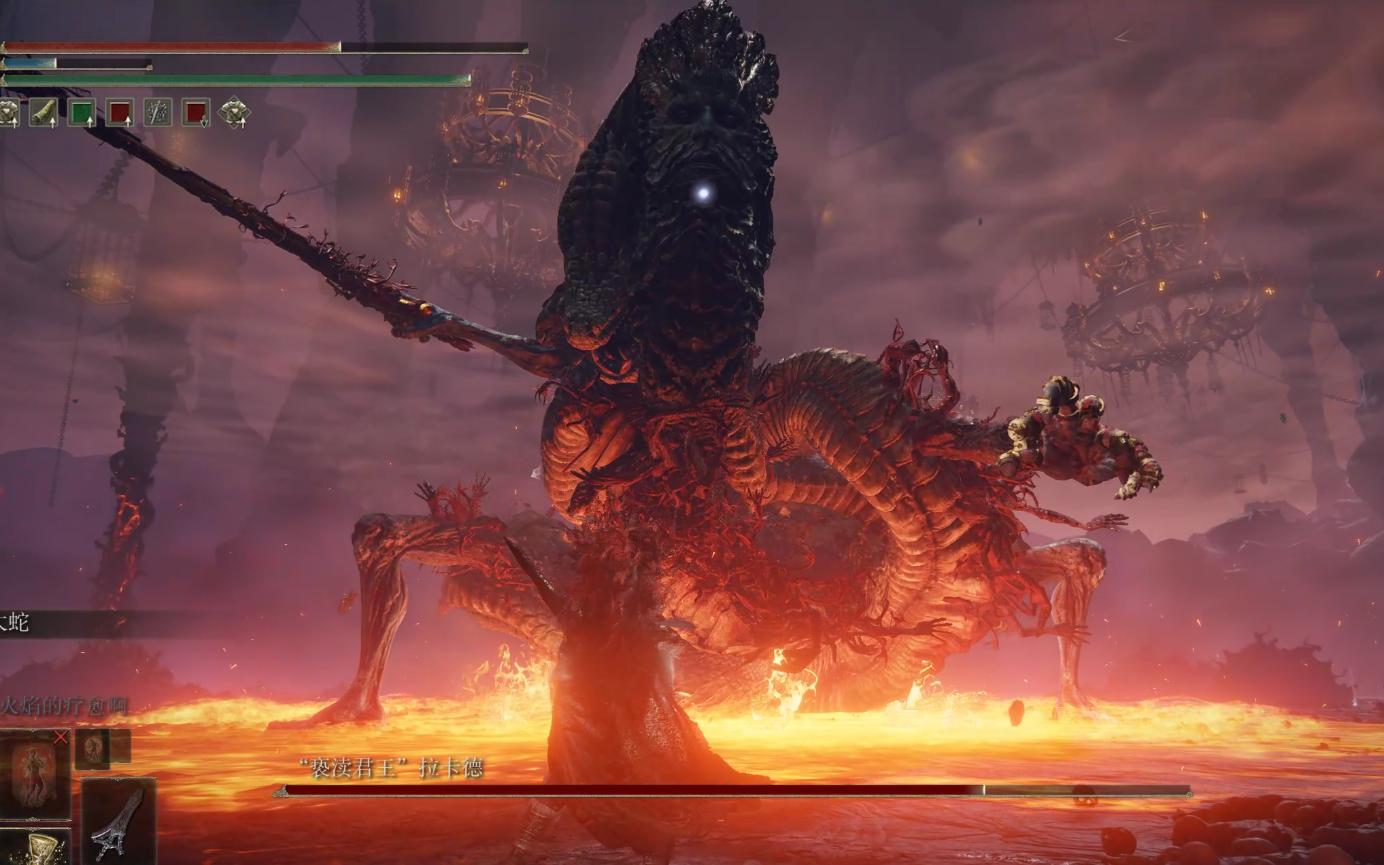 【艾尔登法环】"亵渎君王"拉卡德 画面最过瘾的boss战_哔哩哔哩_bili