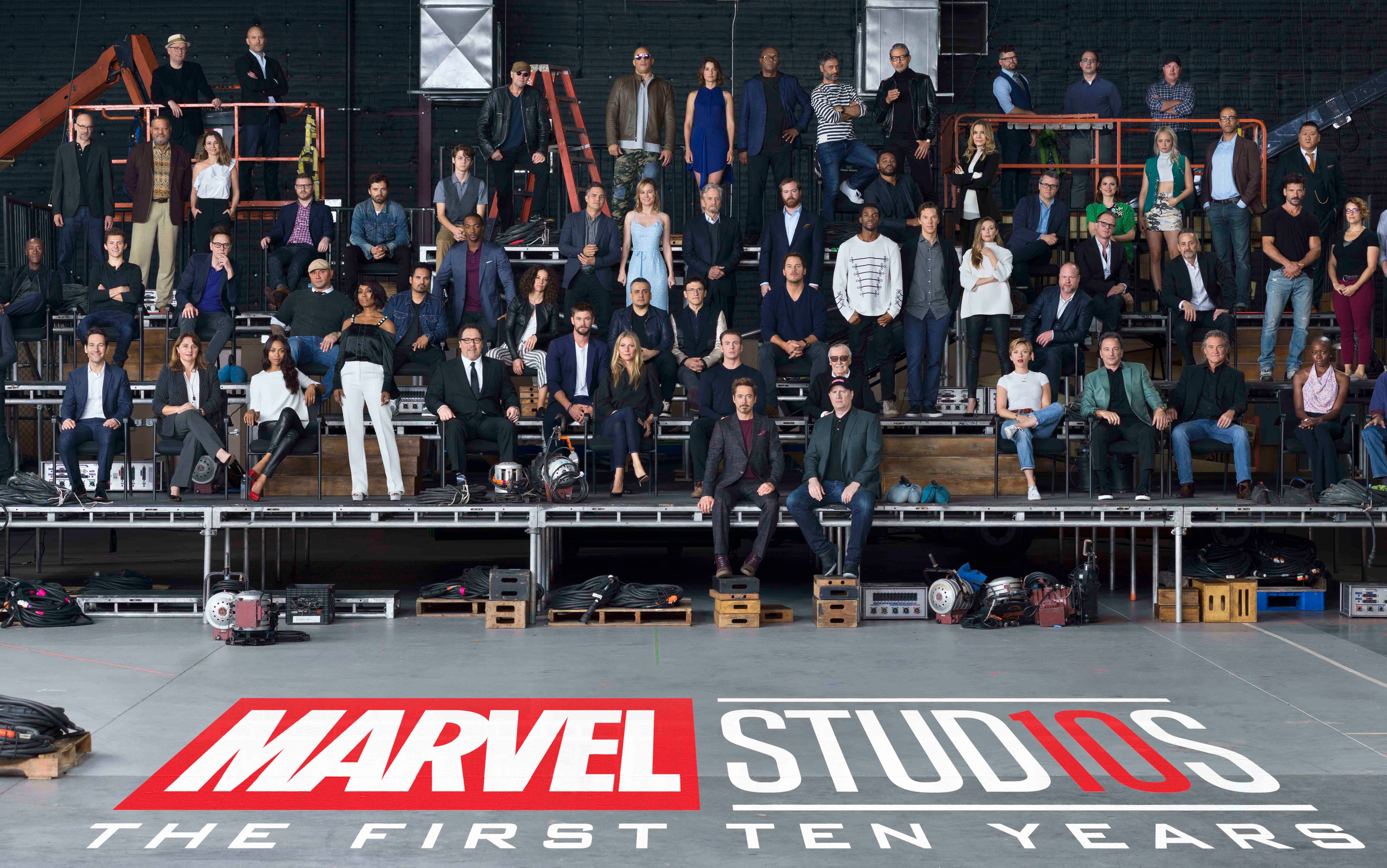 marvel 10 year anniversary photo 4k