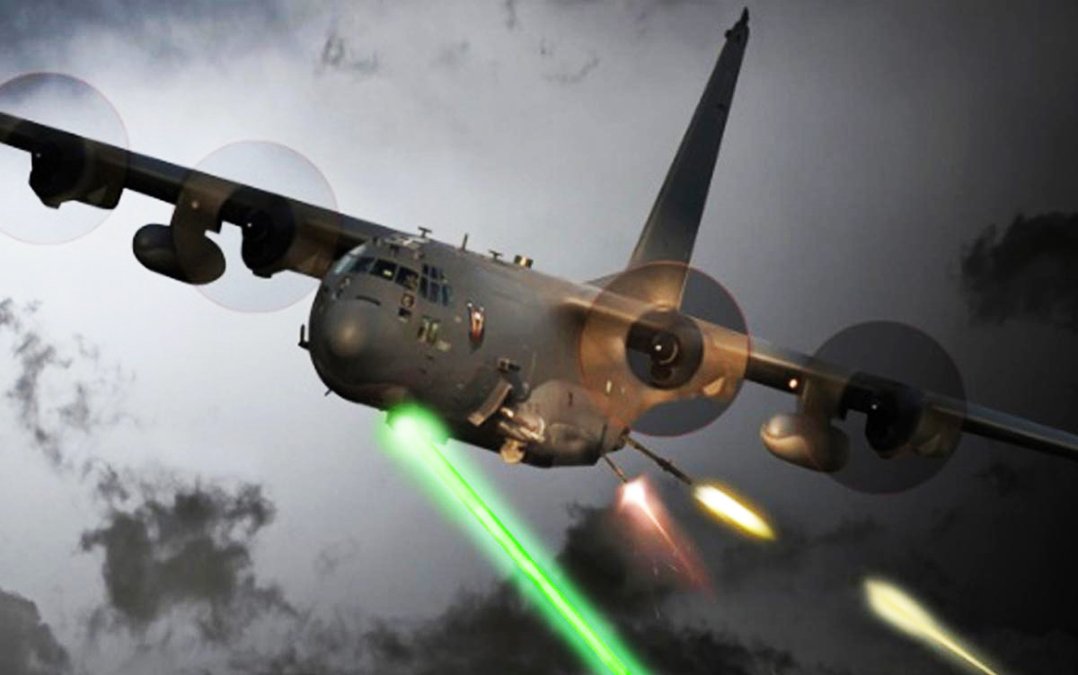 ac130空中炮艇对地攻击训练
