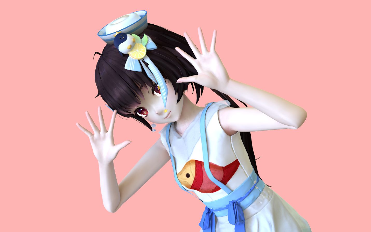 c4d布料冷鸟竟可以如此可爱应援泠鸢yousa