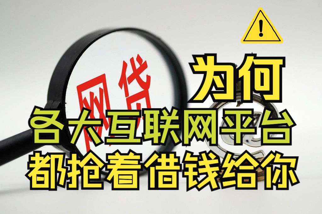 【求你借贷】为何各大互联网平台,都抢着借钱给你花吗,背后隐藏了一套资本惊天秘密㊙️哔哩哔哩bilibili