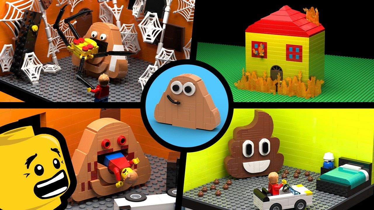 lego 便便游戏/ pou and bous revenge playsets (all endings)