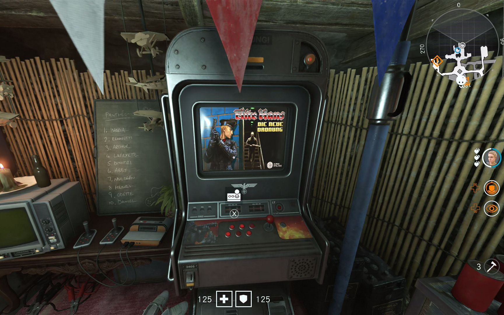 【德军总部新血脉】初代德军总部街机彩蛋《德军总部2:新巨像》参观